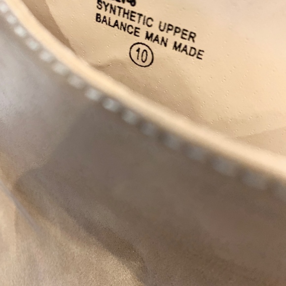 Taupe Peep-Toe Bootie with 3.5 Inch Heel - Picture 5 of 8